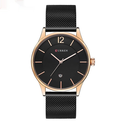 Orologio mesh quadrante grande