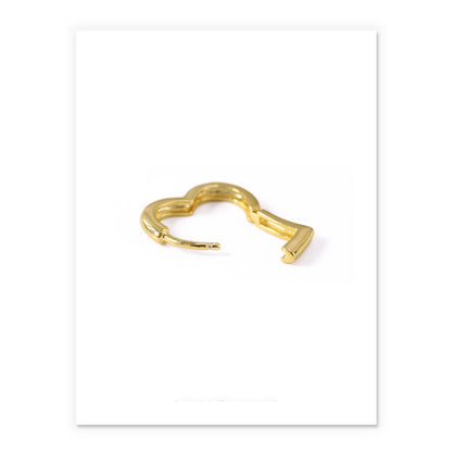 Orecchini ottone effetto oro