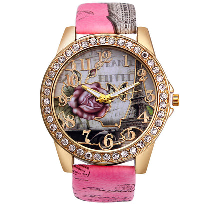 Orologio braccialetto rosa