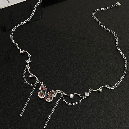 Collana Farfalla Cristalli