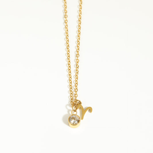 Collana zodiaco con zircone