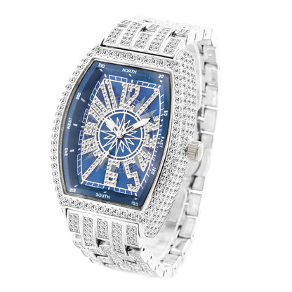 Orologio quadrante ampio a secchio