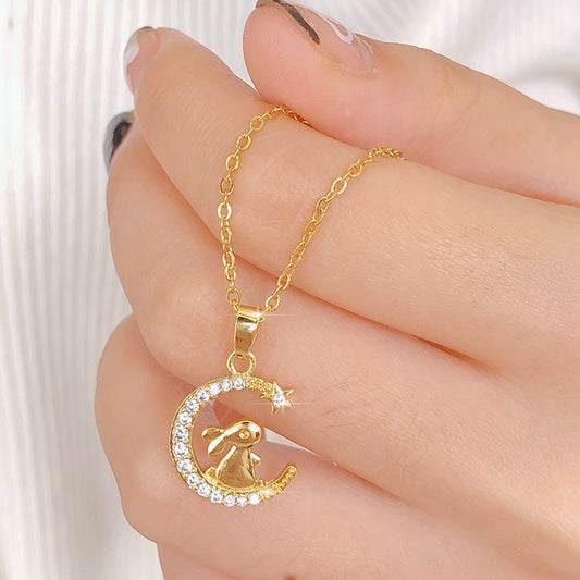 Collana Coniglio Luna