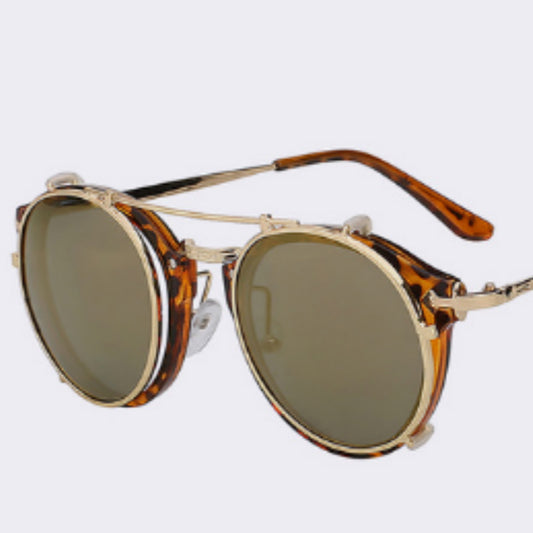 Occhiali vintage specchiati lente piatta