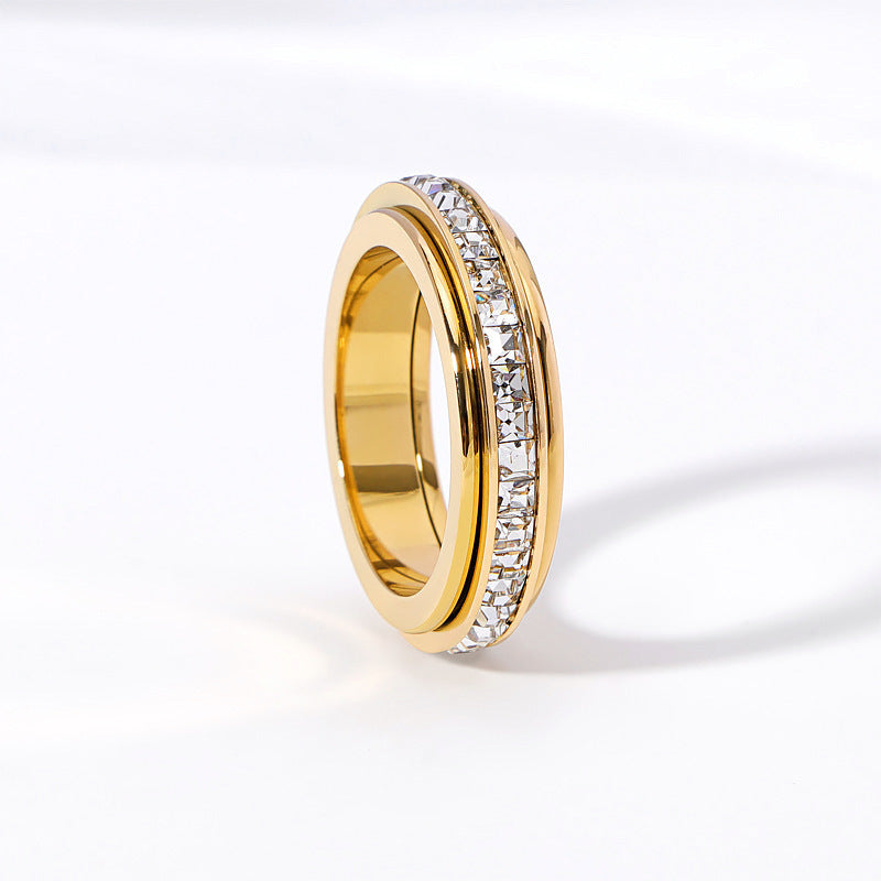 Anello Quadrato diamante