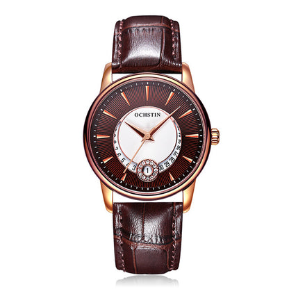 Orologio donna in pelle con calendario
