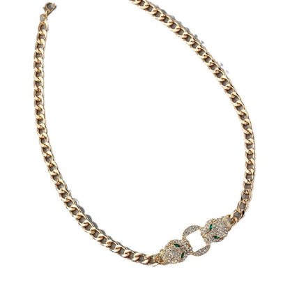Collana leone smaltata