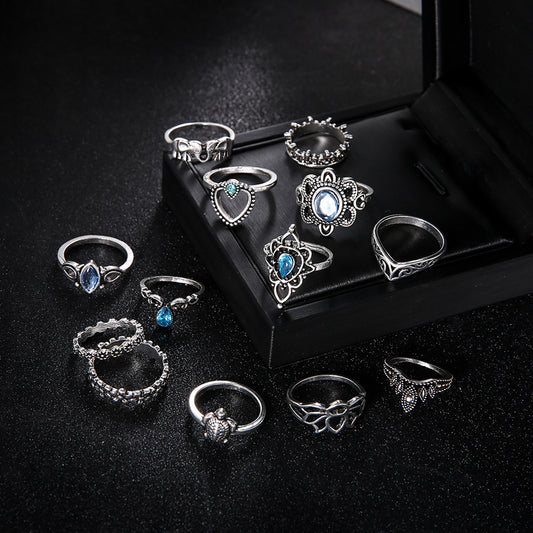 Set Anelli Corona e Stelle
