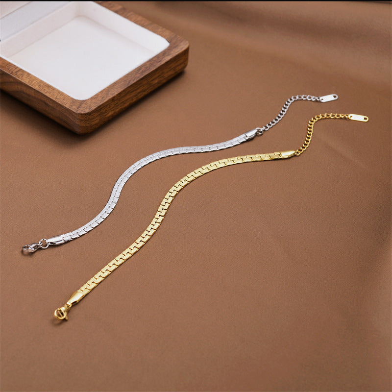 Bracciale cubana titanio