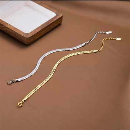 Bracciale cubana titanio
