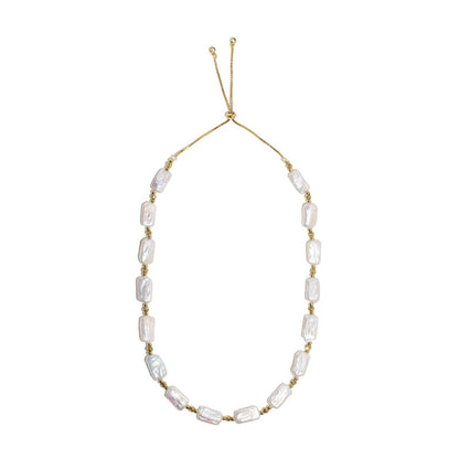 Collana perle barocche Girocollo