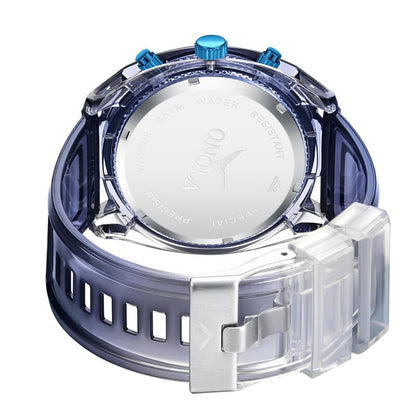 Orologio al quarzo impermeabile cinturino plastica