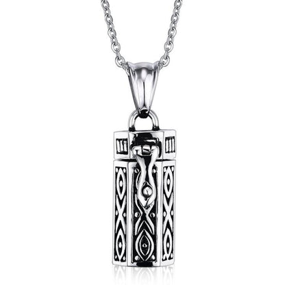 Collana ciondolo scatola vintage