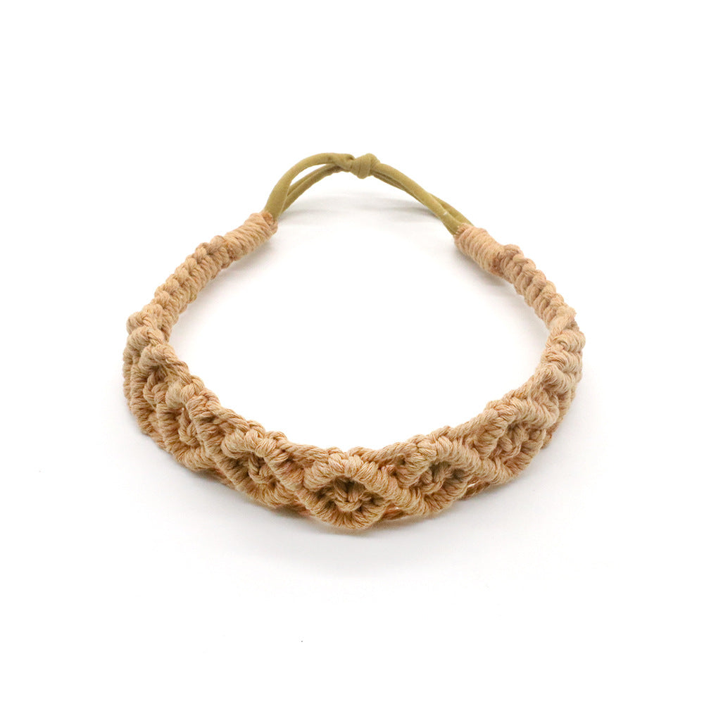 Fascia capelli cotone intrecciato
