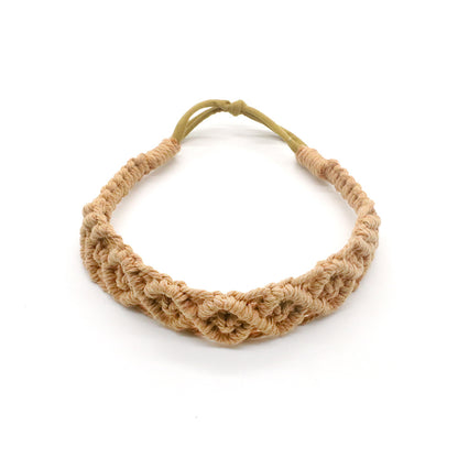 Fascia capelli cotone intrecciato