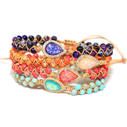 Bracciale amicizia intrecciato colorato