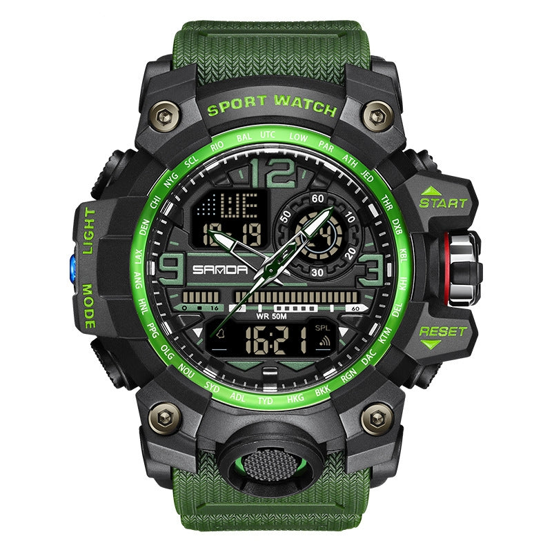 Orologio sportivo da studente outdoor luminescente