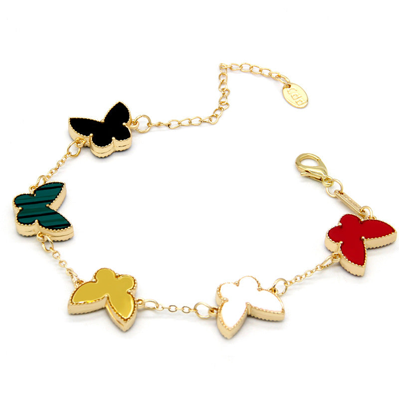 Bracciale farfalla e cuore