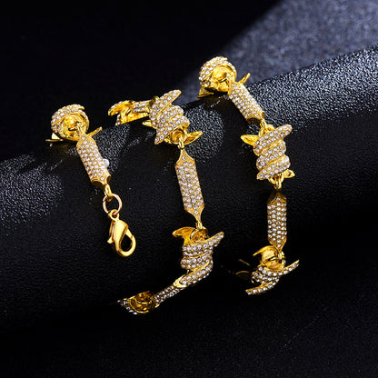 Collana catena cubana 3D