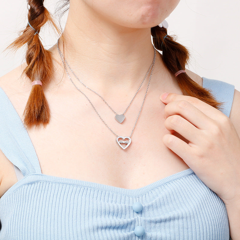 Collana charm cuore