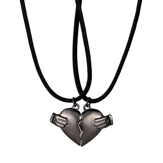 Collana magnetica cuore spezzato