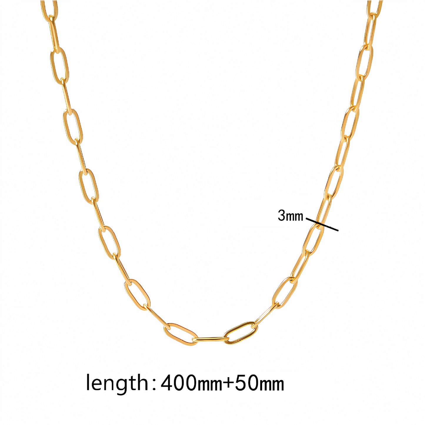 Collana acciaio inox personalizzabile