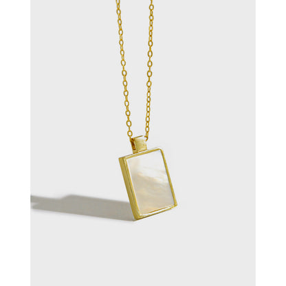 Collana conchiglia quadrata