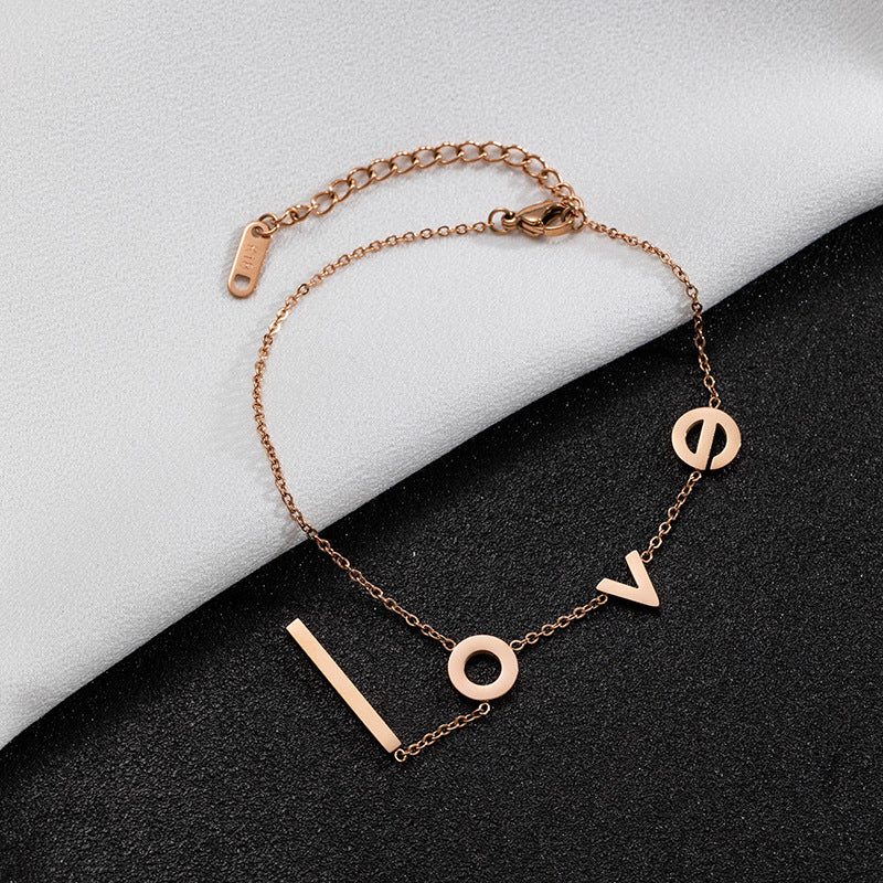 Bracciale e cavigliera LOVE