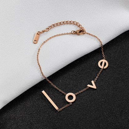 Bracciale e cavigliera LOVE