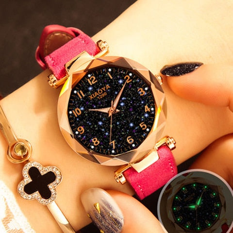 Orologio da donna cielo stellato oro rosa