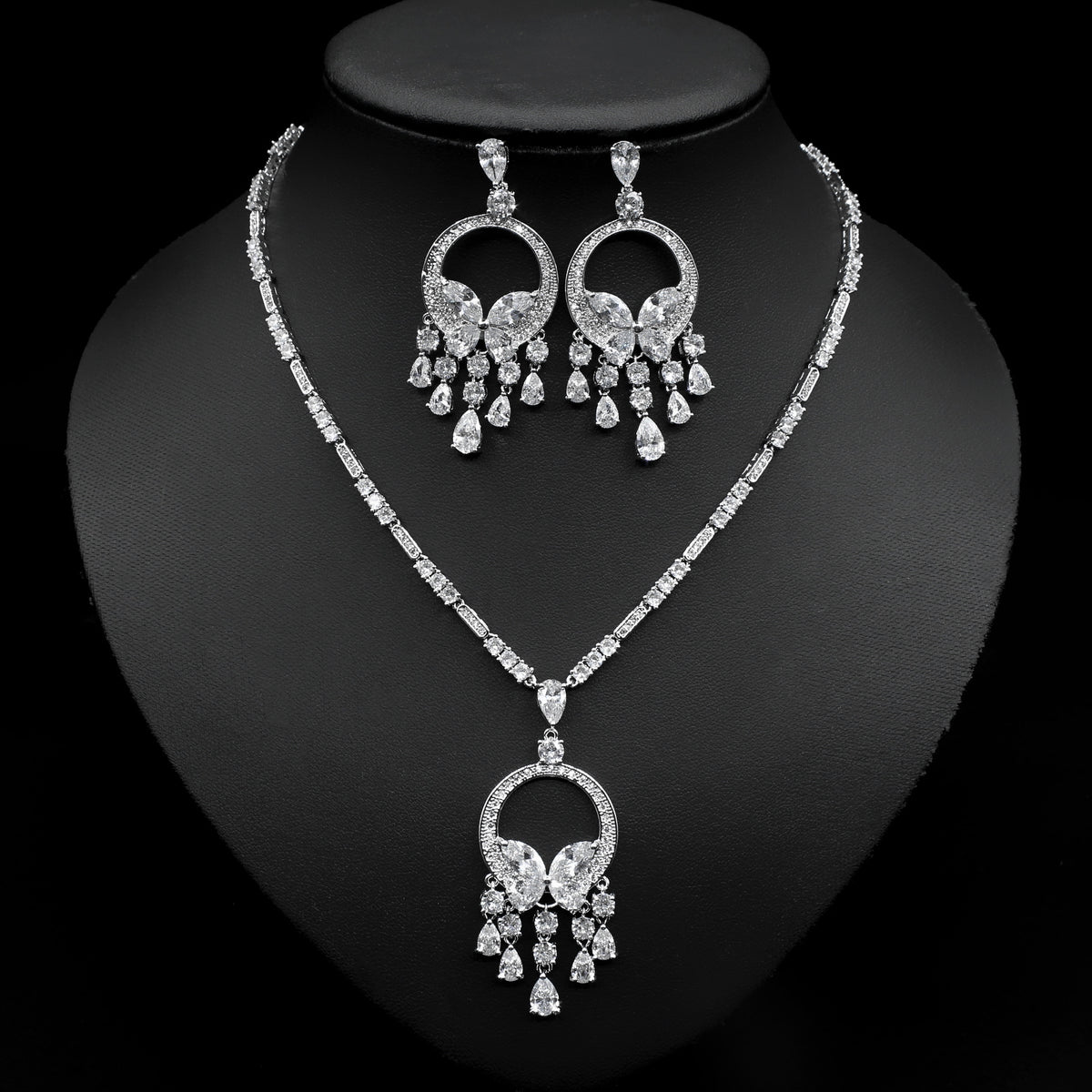 Collana Farfalla Zircone Sposa