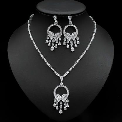 Collana Farfalla Zircone Sposa