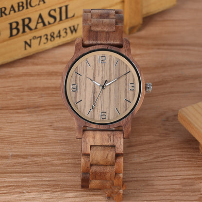 Orologio in legno al quarzo