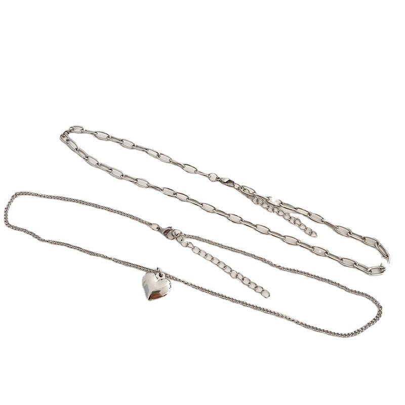 Collana gemelli titanio