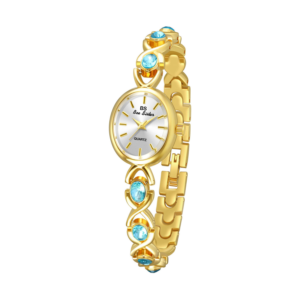 Orologio donna ovale zaffiro