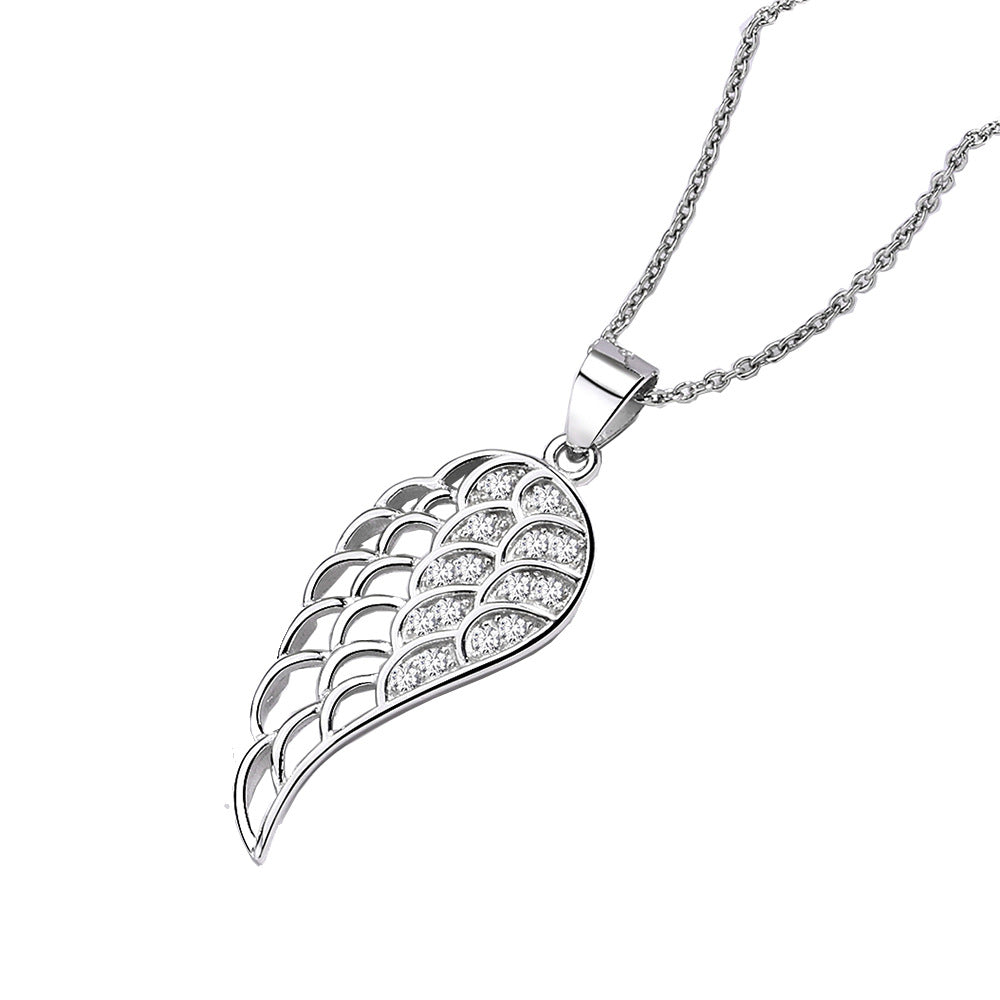 Collana ali d'angelo argento sterling