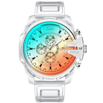 Orologio al quarzo impermeabile cinturino plastica