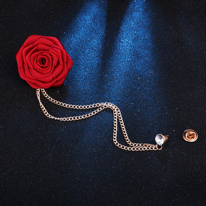Spilla rosa a nappe