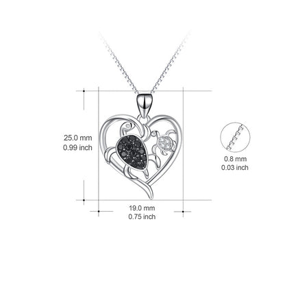 Collana tartaruga cuore