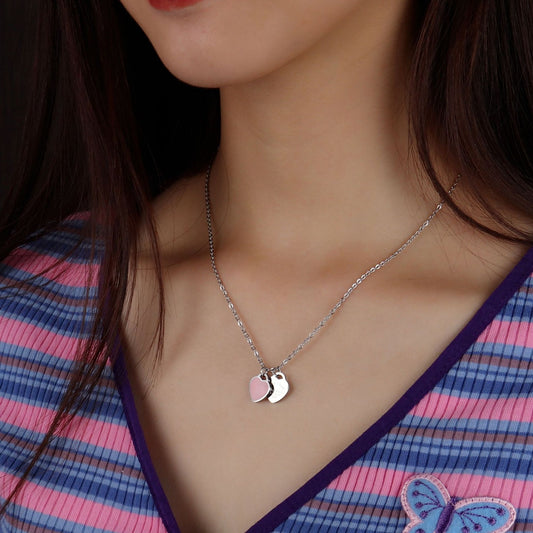 Collana cuore smaltato