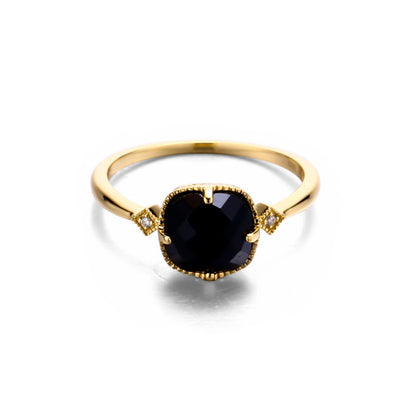 Anello pietra naturale retrò