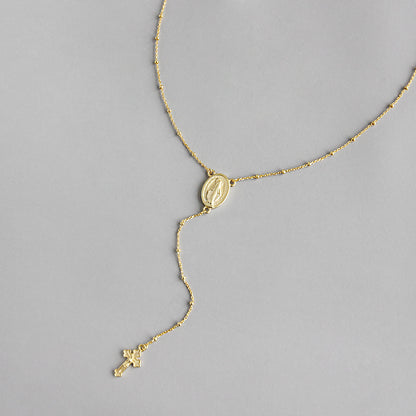Collana moneta e perle rotonda