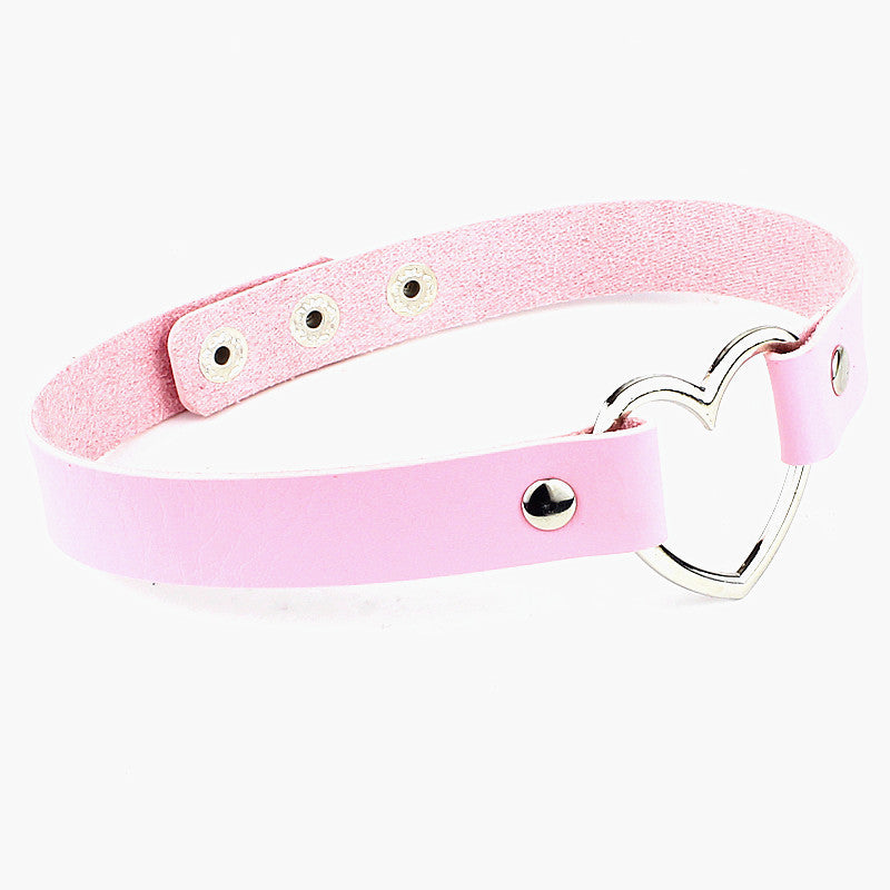 Collana amore in similpelle