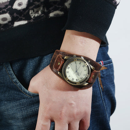 Orologio braccialetto pelle