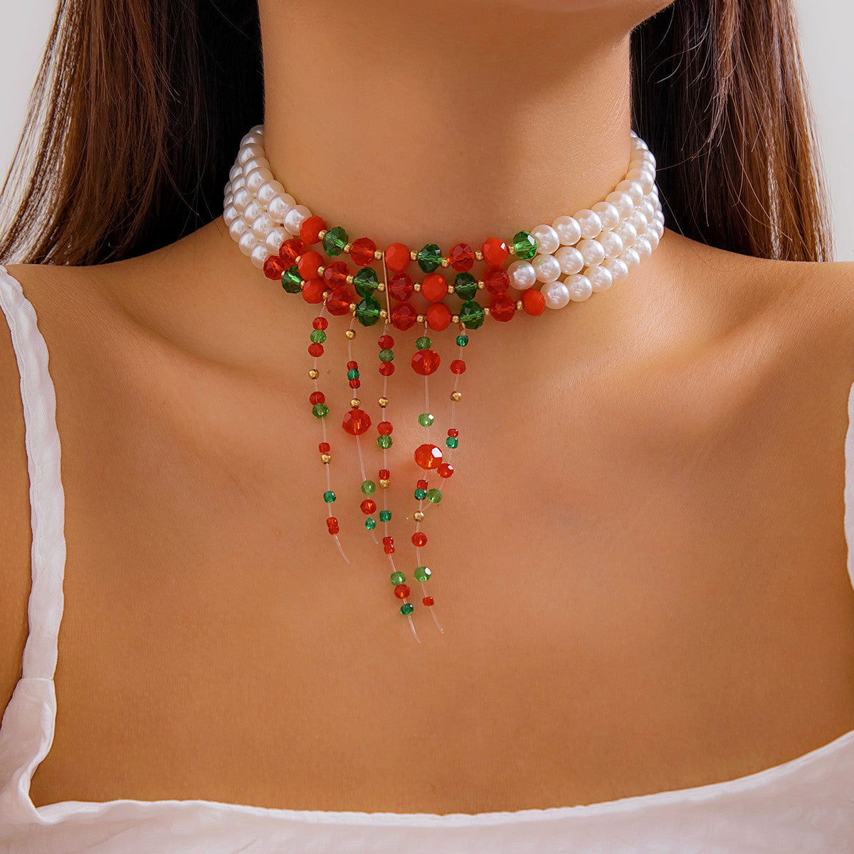 Collana gotica in perla