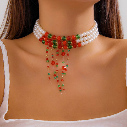 Collana gotica in perla