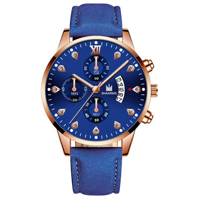 Orologio cronografo uomo con diamanti
