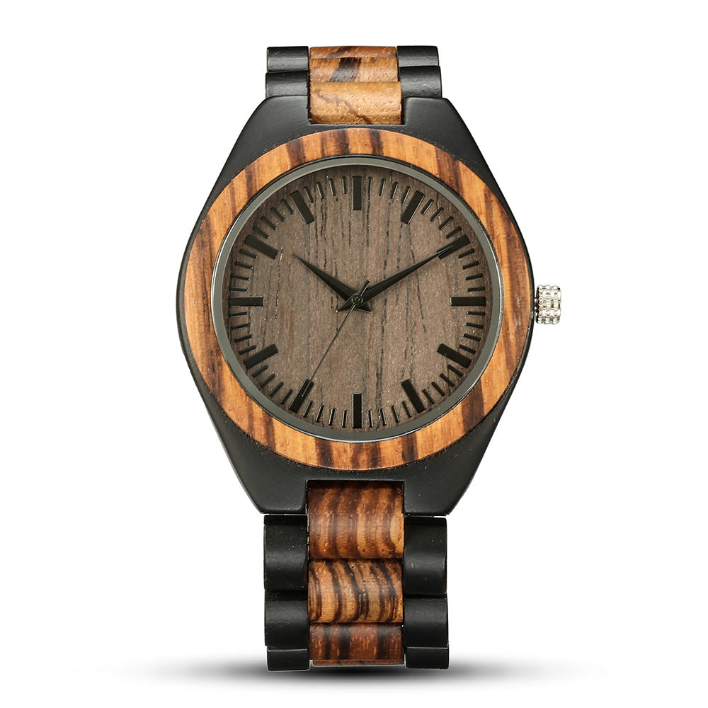 Orologio legno quadrante grande