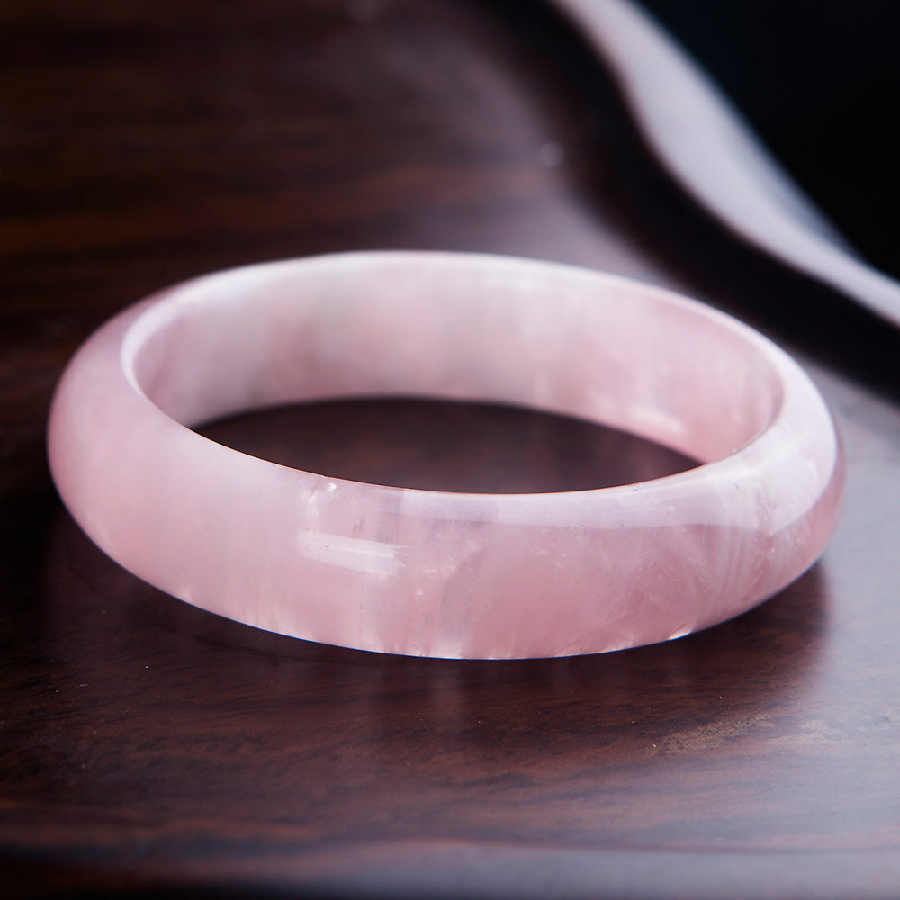 Braccialetto giada loto rosa