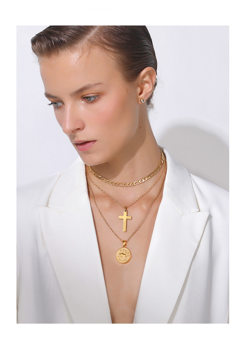 Collana zodiaco moneta